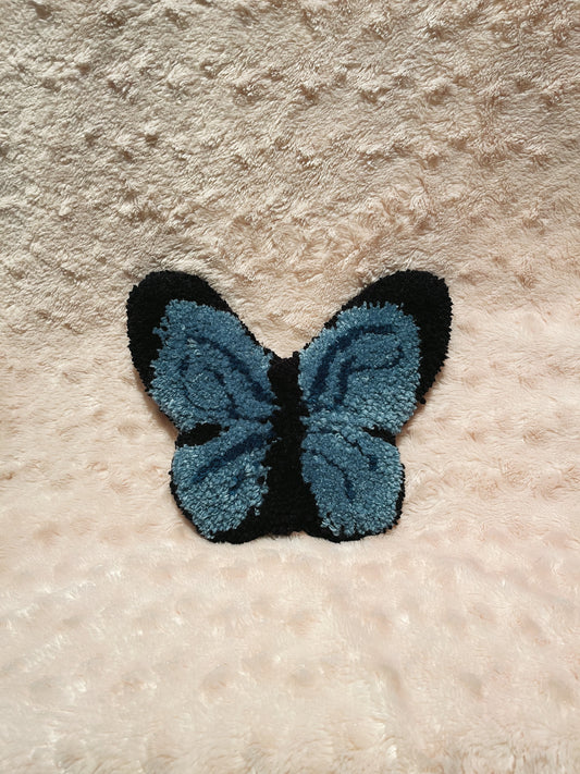 Lil Blue Butterfly Rug