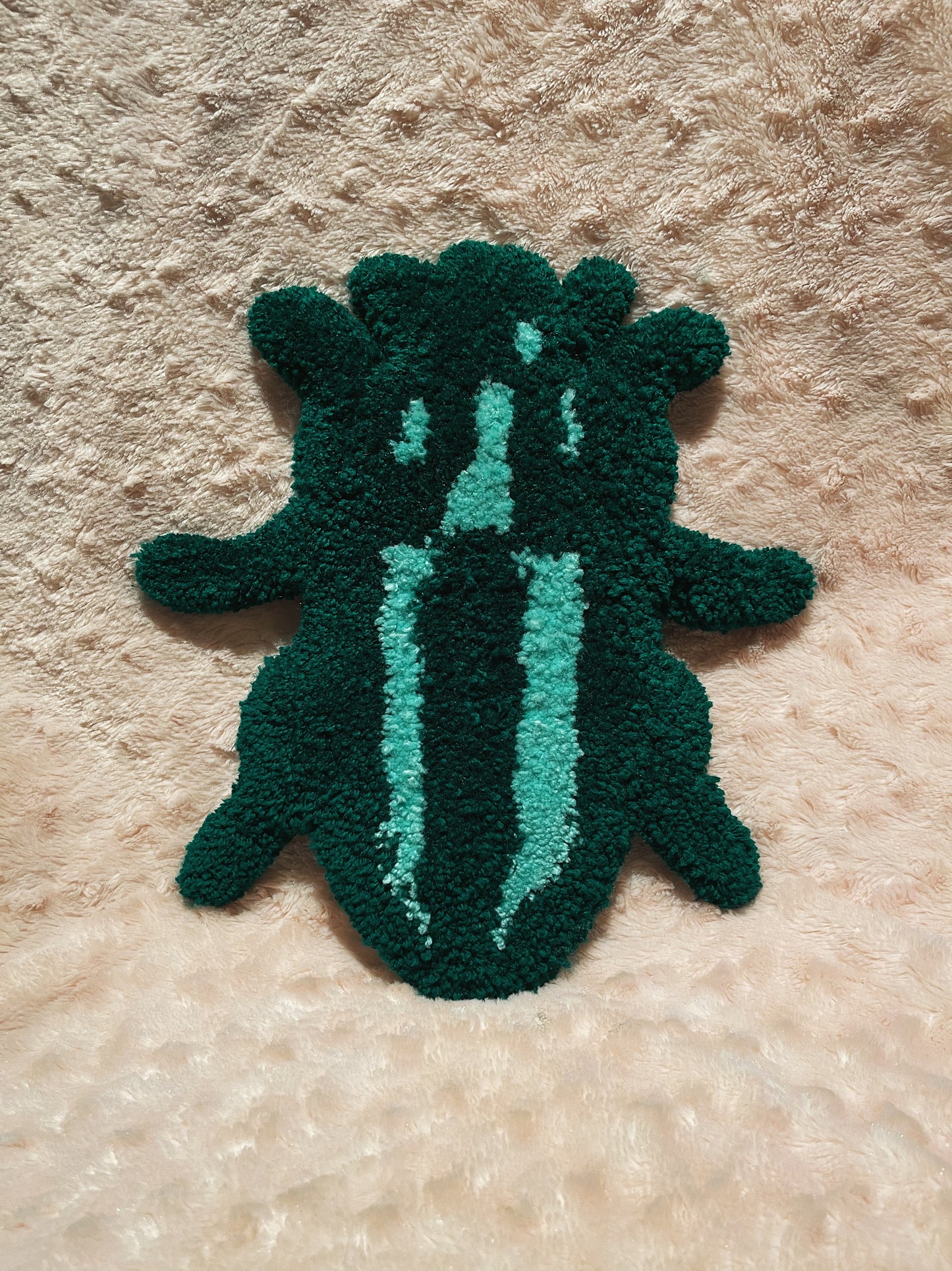 Green Beetle Rug